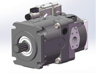 Lançamento de novo produto HD-A11VLO280 Bomba Hidráulica Variável de Pistão Axial Através do Eixo